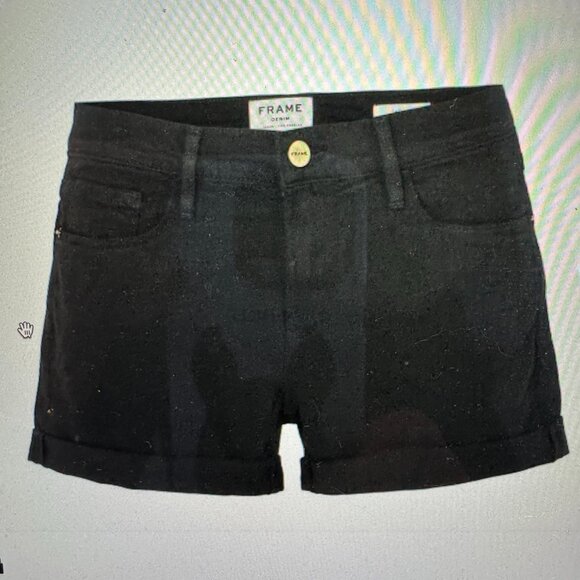 FRAME "LE CUT OFF" BLACK SIZE 24 NEVER WORN $190 - Picture 1 of 6
